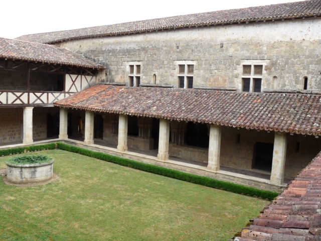 Balcony view of the cloister.
